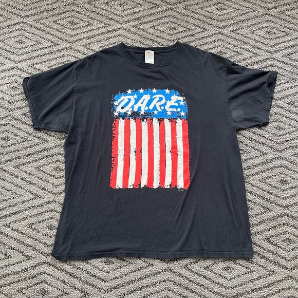 Vintage DARE Drug Abuse Resistance Education T-shirt Size XL Single Stitch - Picture 1 of 3